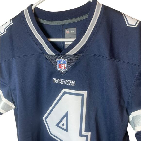 NFL Kids Navy and Silver Cowboys Jersey - Picture 2 of 6